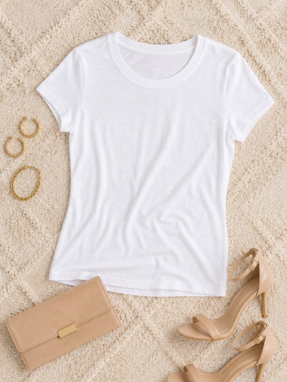 L'AGENCE Cory Tee White XL NWT Minimalist T-Shirt